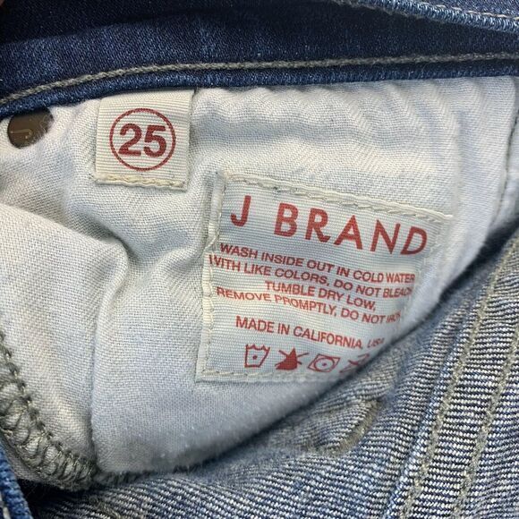J Brand Women's Pencil Leg Skinny Jeans Style 912 BDE Blue Size 25 - Picture 4 of 8